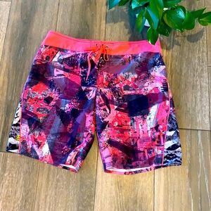 Vibrant Pink Swim Shorts